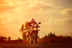 Sports Tourer travelling down road.